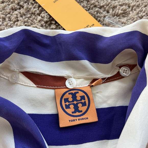 Tory Burch Lane Blouse Size 2 - Picture 9 of 11